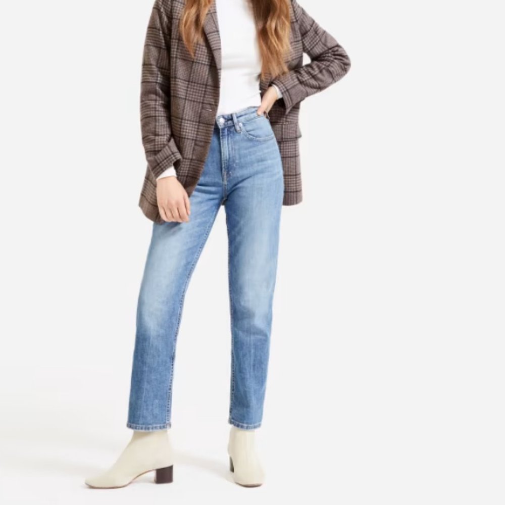 EVERLANE The High Rise Straight Jean